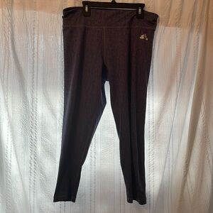 Adidas climalite blue capri leggings. Size large.